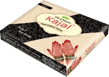 Kajal Fast Color Mehendi Cone – Black