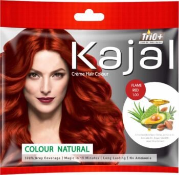 Kajal Crème Hair Colour – Flame Red 1.00