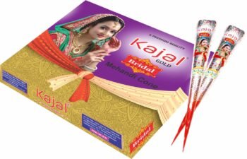 Kajal Bridal Silver Jumbo Mehandi Cone.