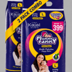 Mummy Pammy Baby Pants Diapers Size L (8–14 kg) – Pack of 2 | 60 Pants