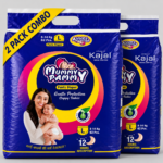 Mummy Pammy Baby Pants Diapers Size L (8–14 kg) | Combo Pack of 2 | 62 Pants (31 x 2) | Ultra Soft Cotton Feel | Aloe Vera Anti-Rash Lotion | Up to 12 Hours Absorption